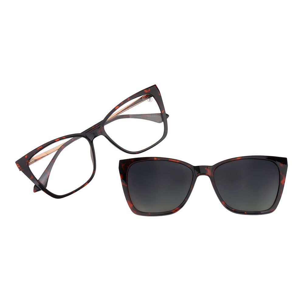 LV.MU.1485-8202.1 Armacao Para Oculos de Grau Feminino Chilli Beans Multi Polarizado Marrom -5-